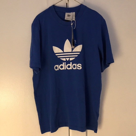 adidas Other - NWT Adidas Original Graphic Blue & White T-Shirt M